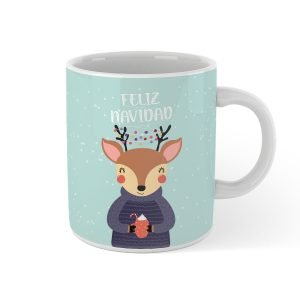 Taza reno navideño