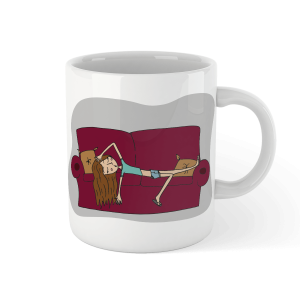 Taza adolescente dramática