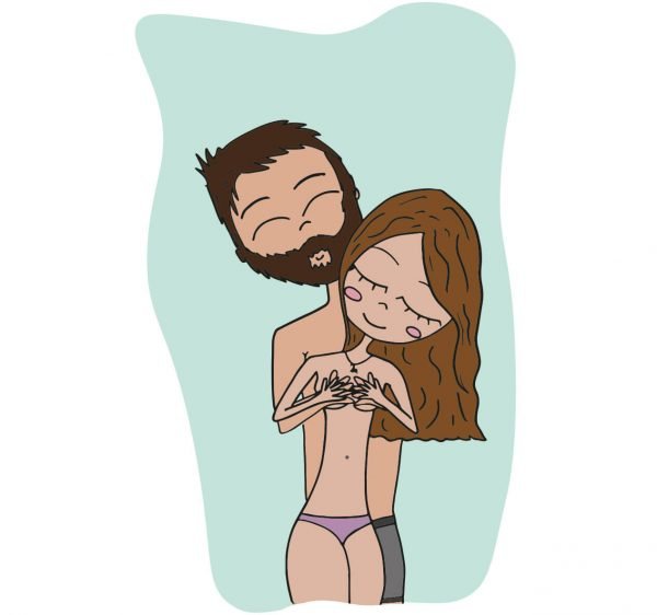 Taza pareja desnuda - Imagen 2