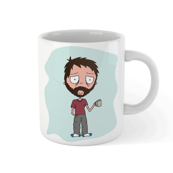 Taza papá cansado