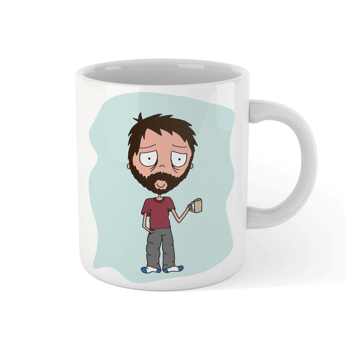 Taza papá cansado